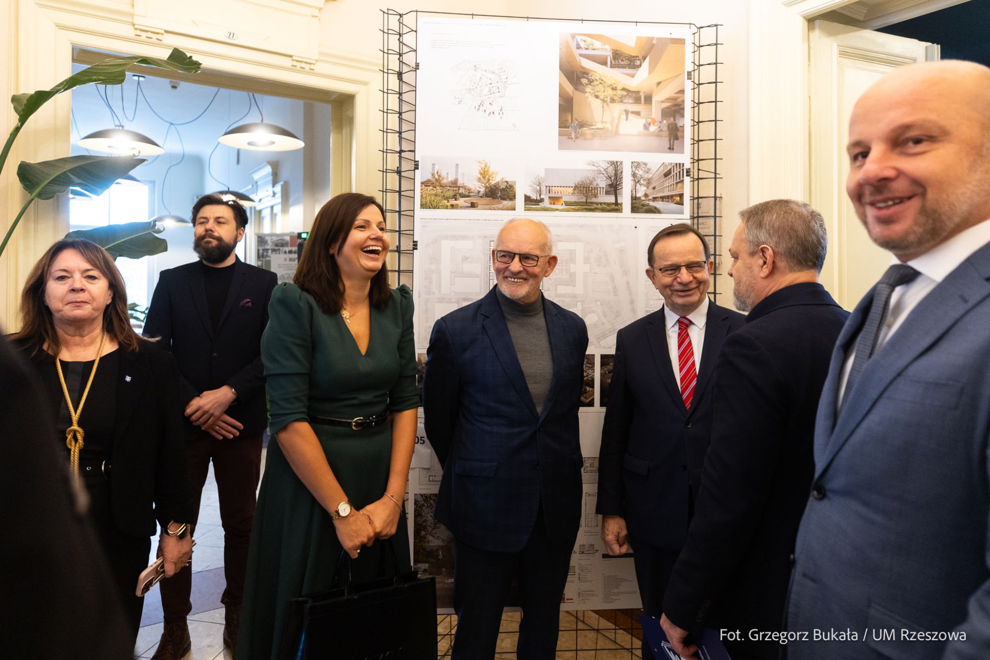 zdjęcie ze spotkania dot. budowy biblioteki wraz z centrum kongresowo-wystawienniczym w Rzeszowie, fot. Grzegorz Bukała